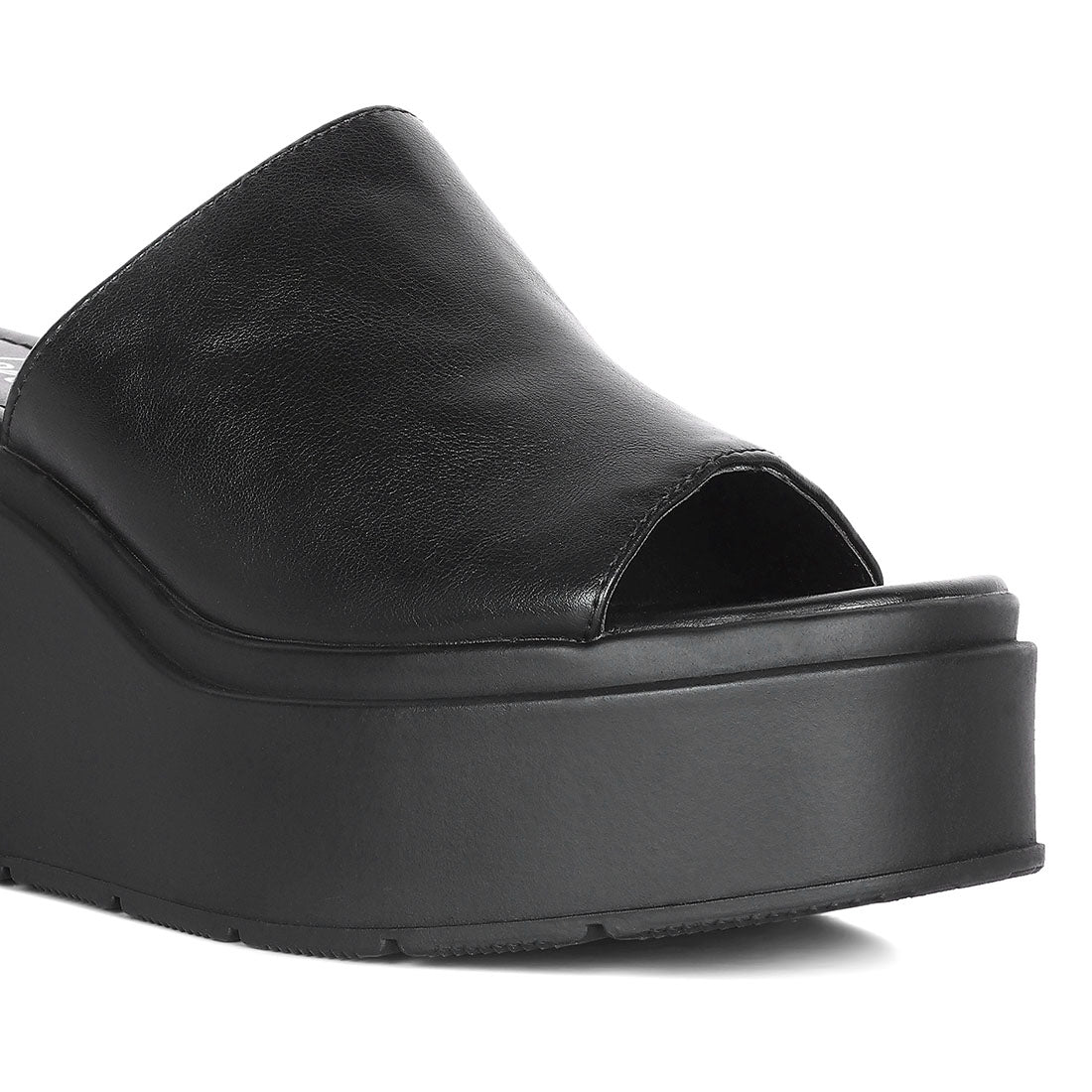 Black High Casual Sandals