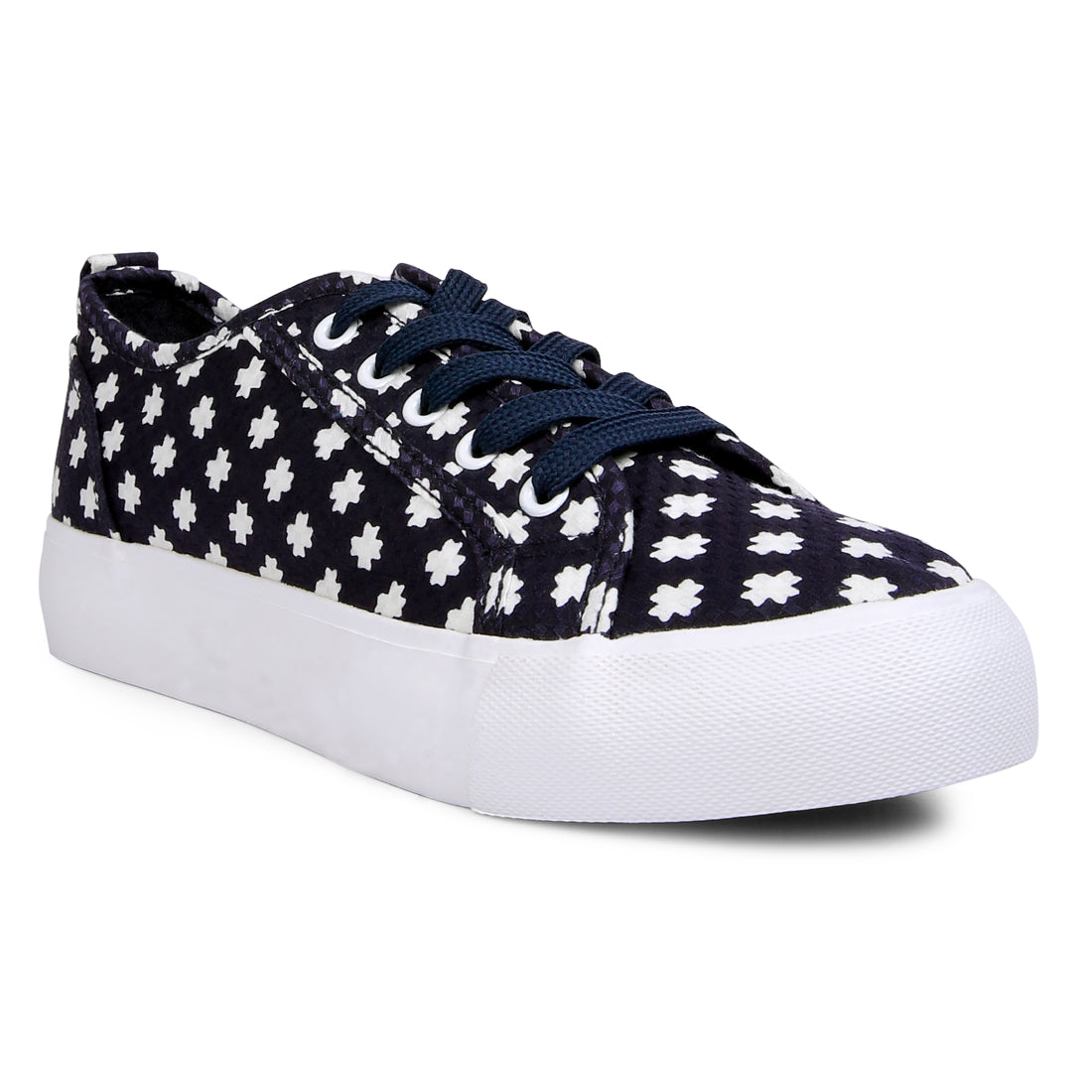 glam doll knitted sliver platform sneakers#color_navy