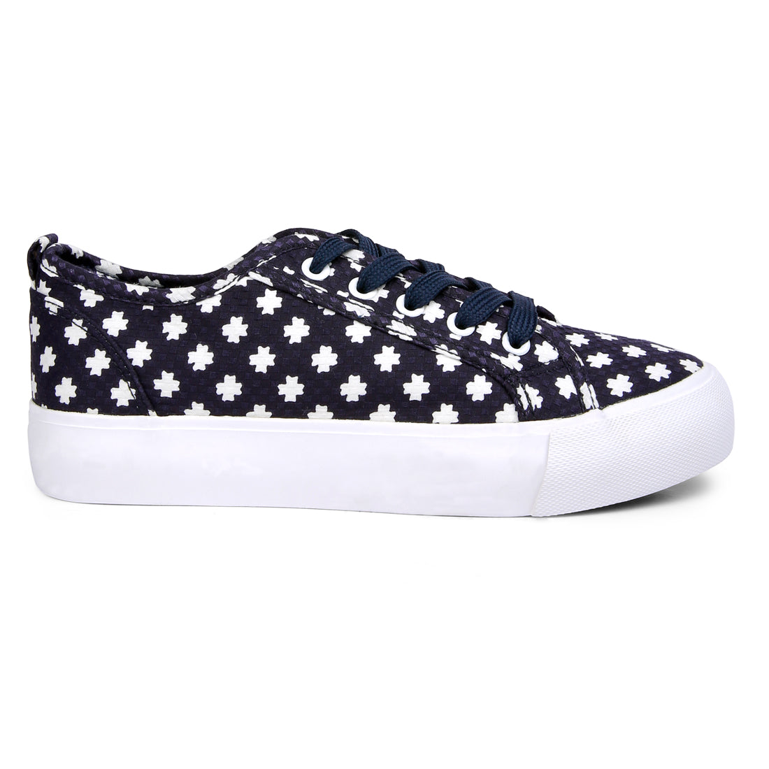 glam doll knitted sliver platform sneakers#color_navy