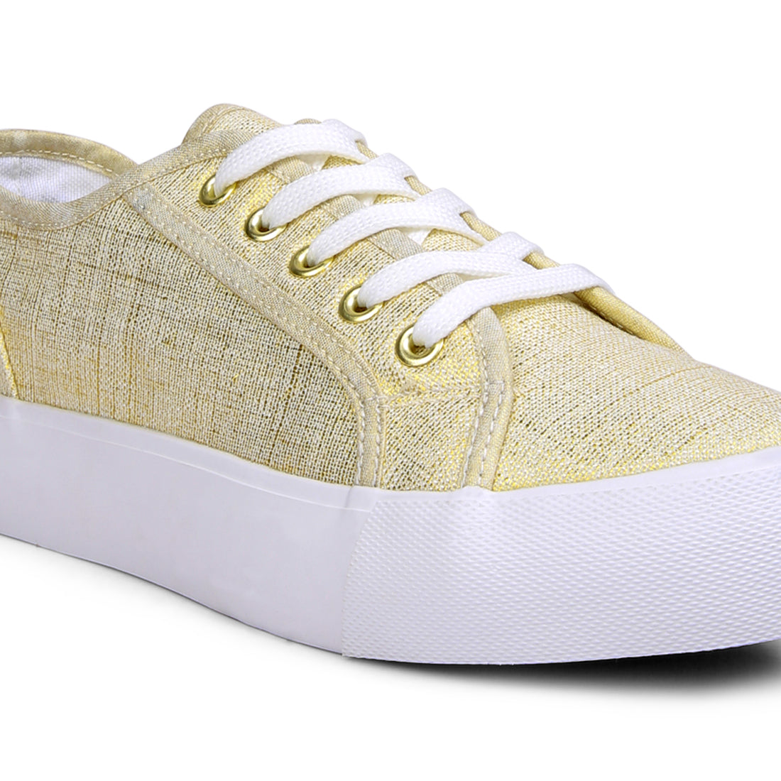 glam doll knitted sliver platform sneakers#color_gold