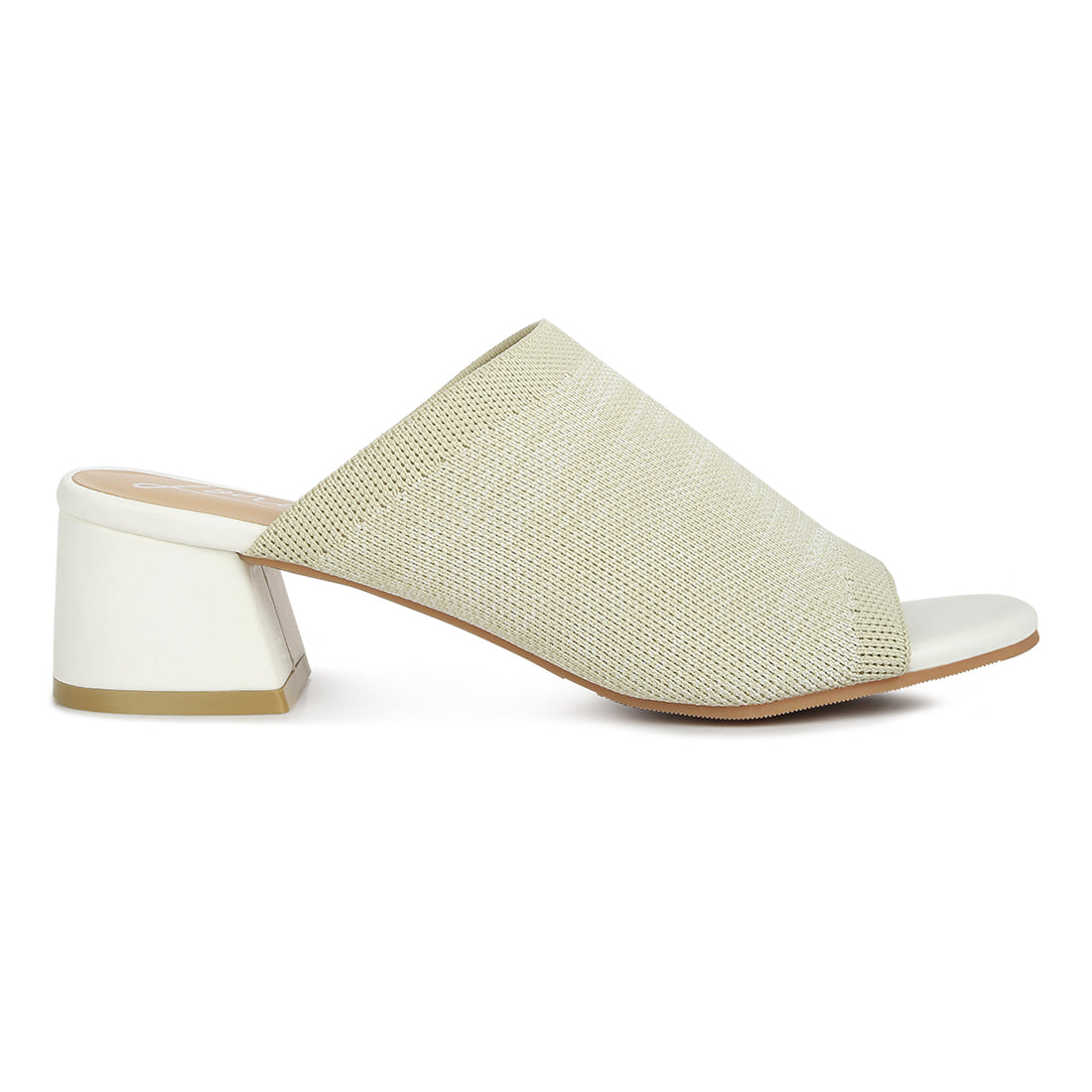 knitted round toe sandal#color_cream
