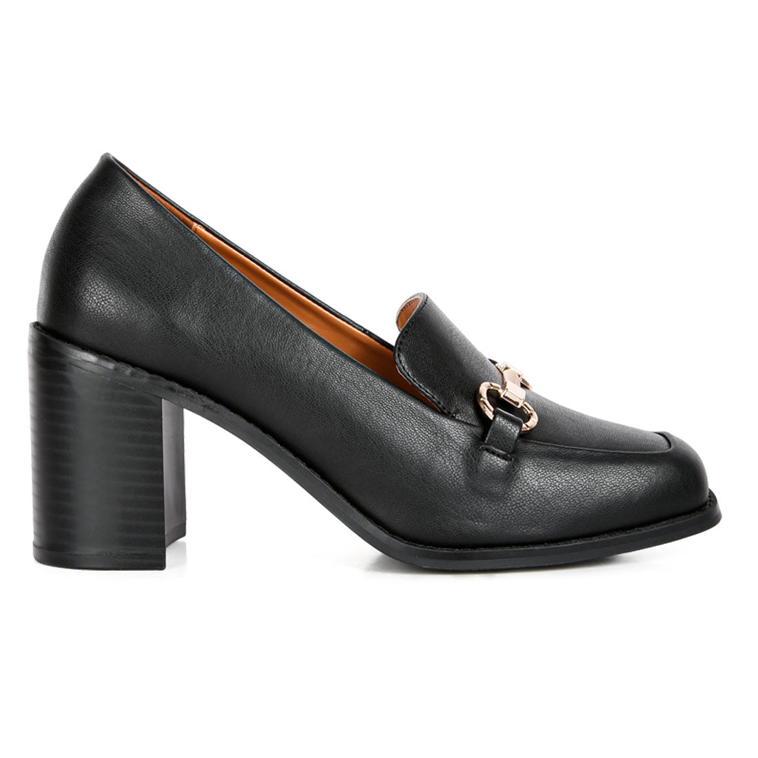 classic block heel loafers#color_black