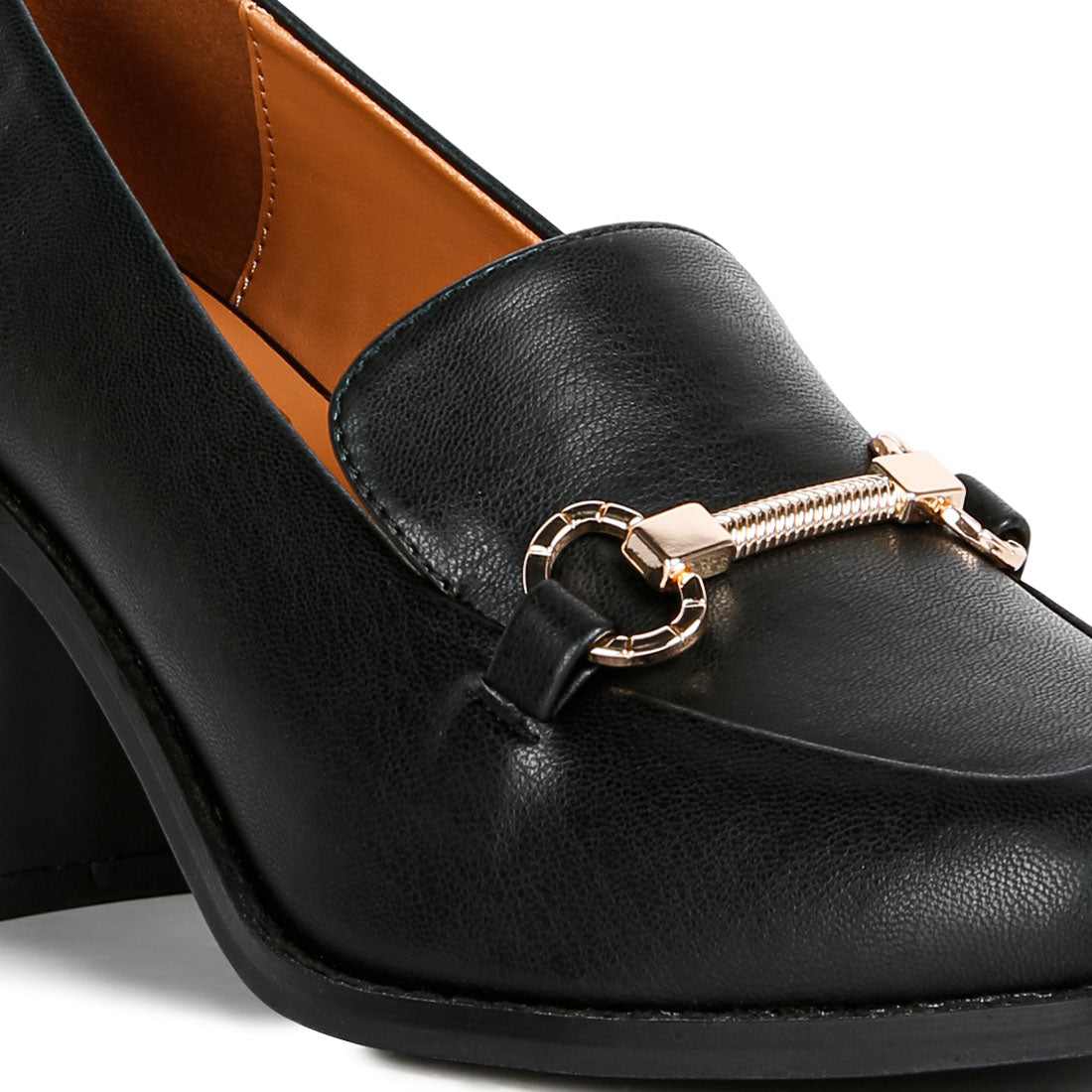 classic block heel loafers#color_black
