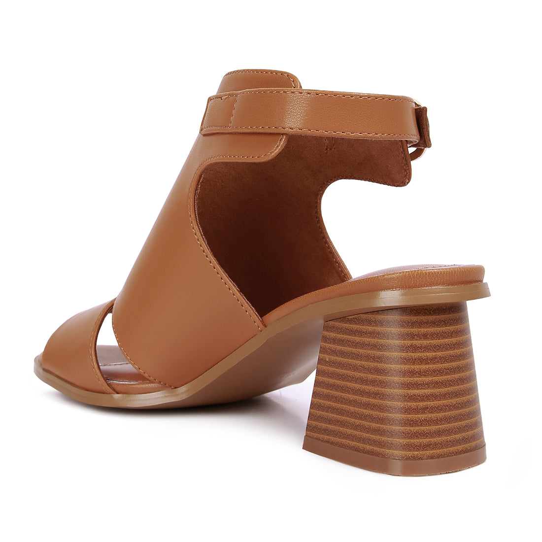 polessi pin buckle ankel mules#color_tan