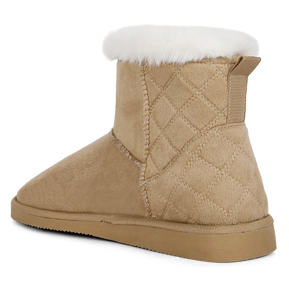 shearling lined flat winter boots#color_beige