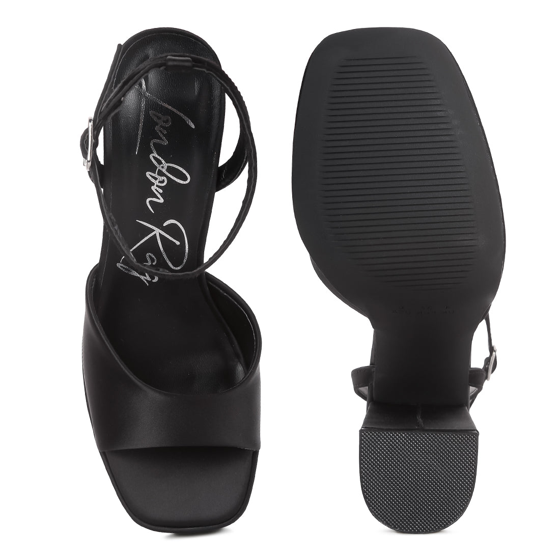 platform block heel sandals#color_black