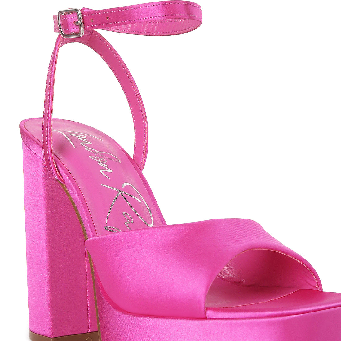 platform block heel sandals#color_pink