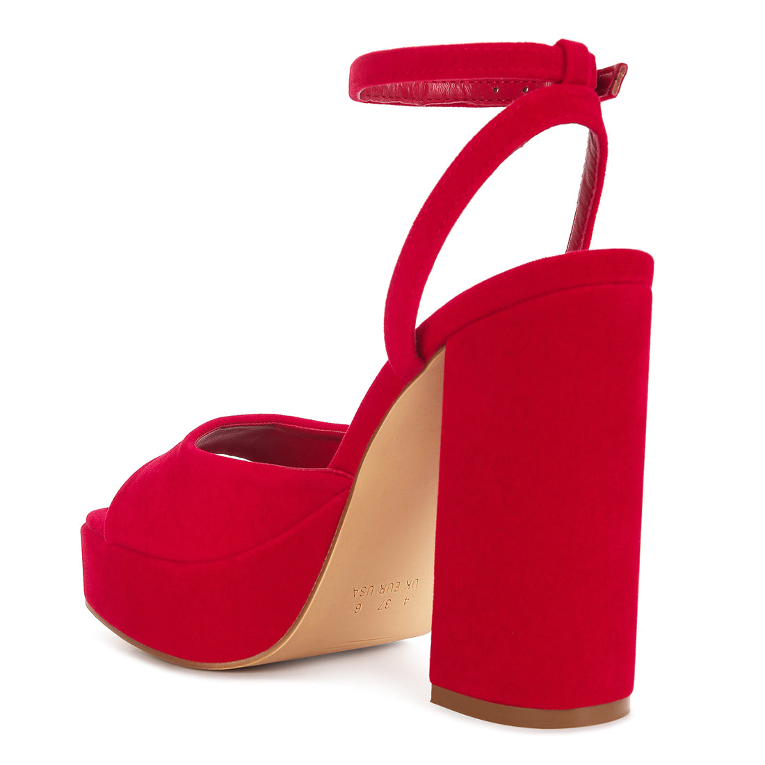 platform block heel sandals#color_red
