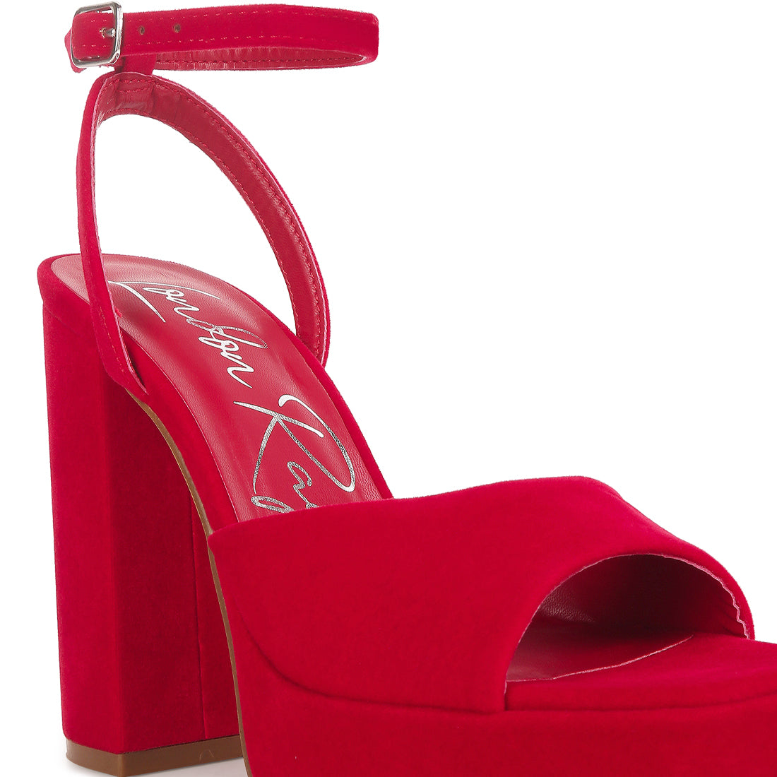 platform block heel sandals#color_red
