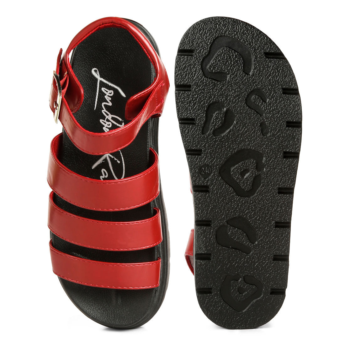 buckle detail sandals#color_burgundy