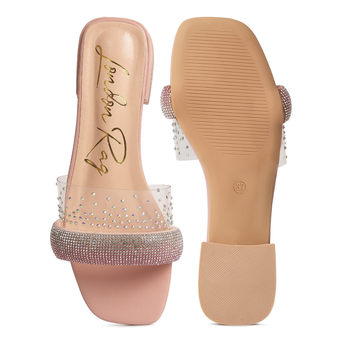 flat sandals#color_pink