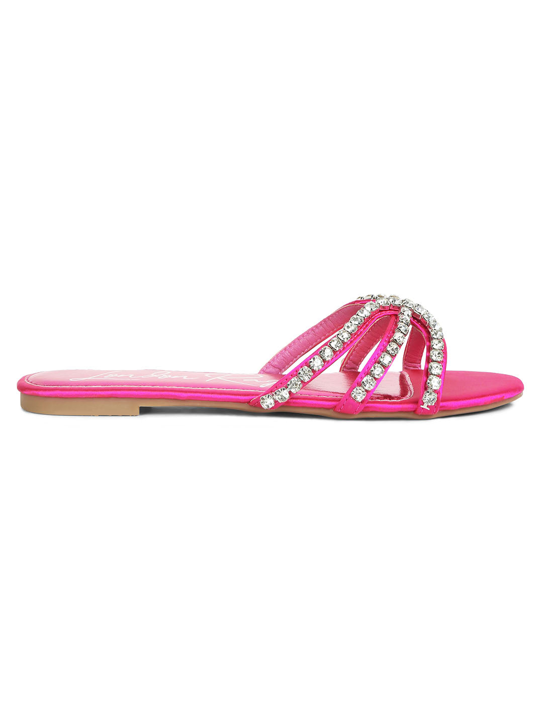 dimante strap flat sandals#color_fuchsia