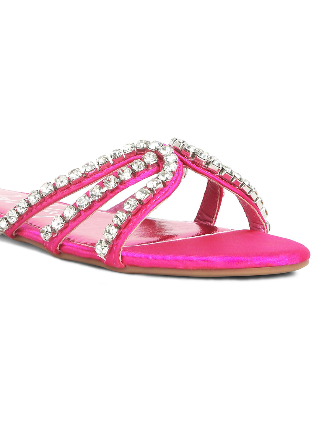 dimante strap flat sandals#color_fuchsia