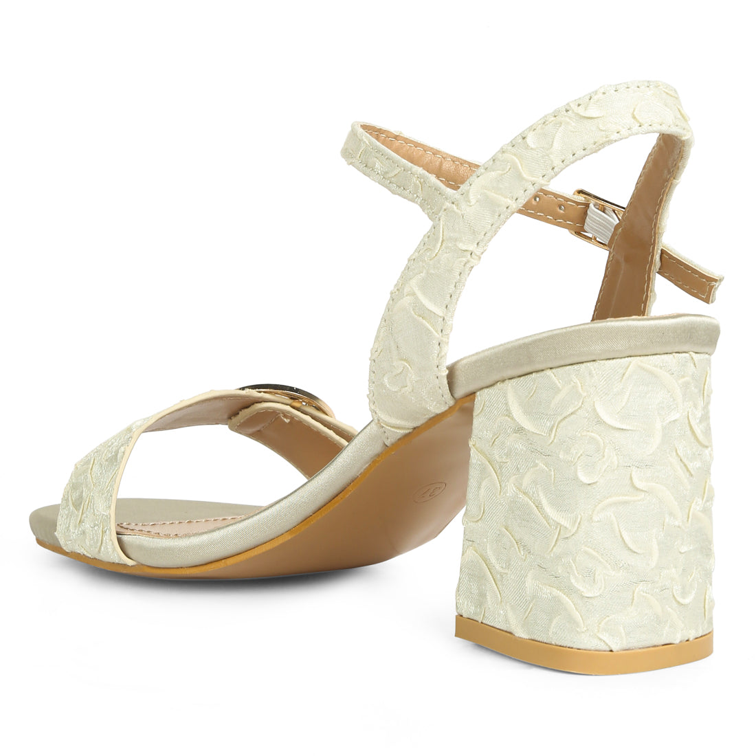 block heel pin buckle sandals#color_off-white