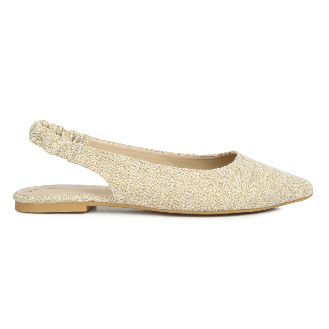 Slingback ballet flats#color_beige