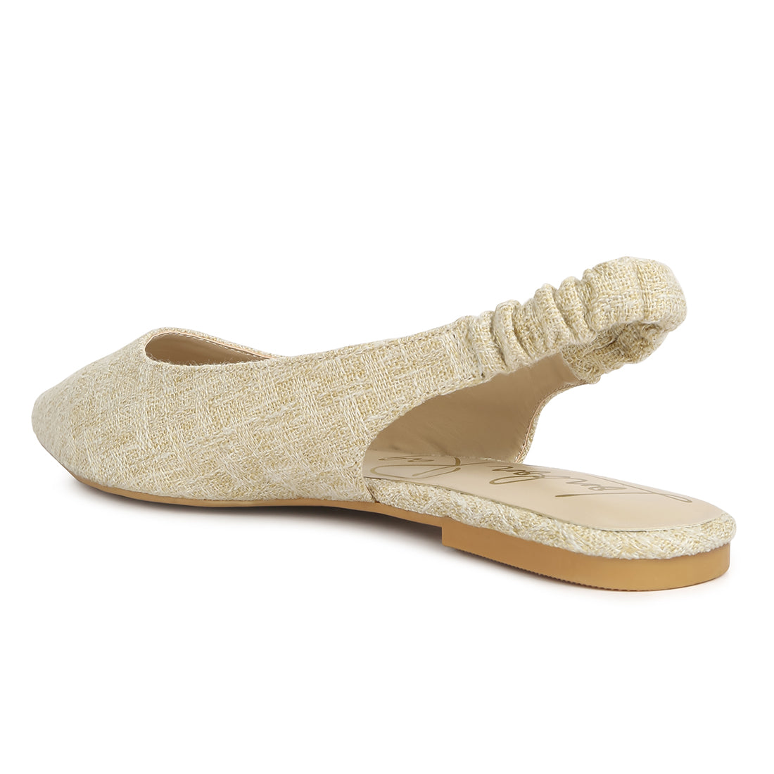 Slingback ballet flats#color_beige