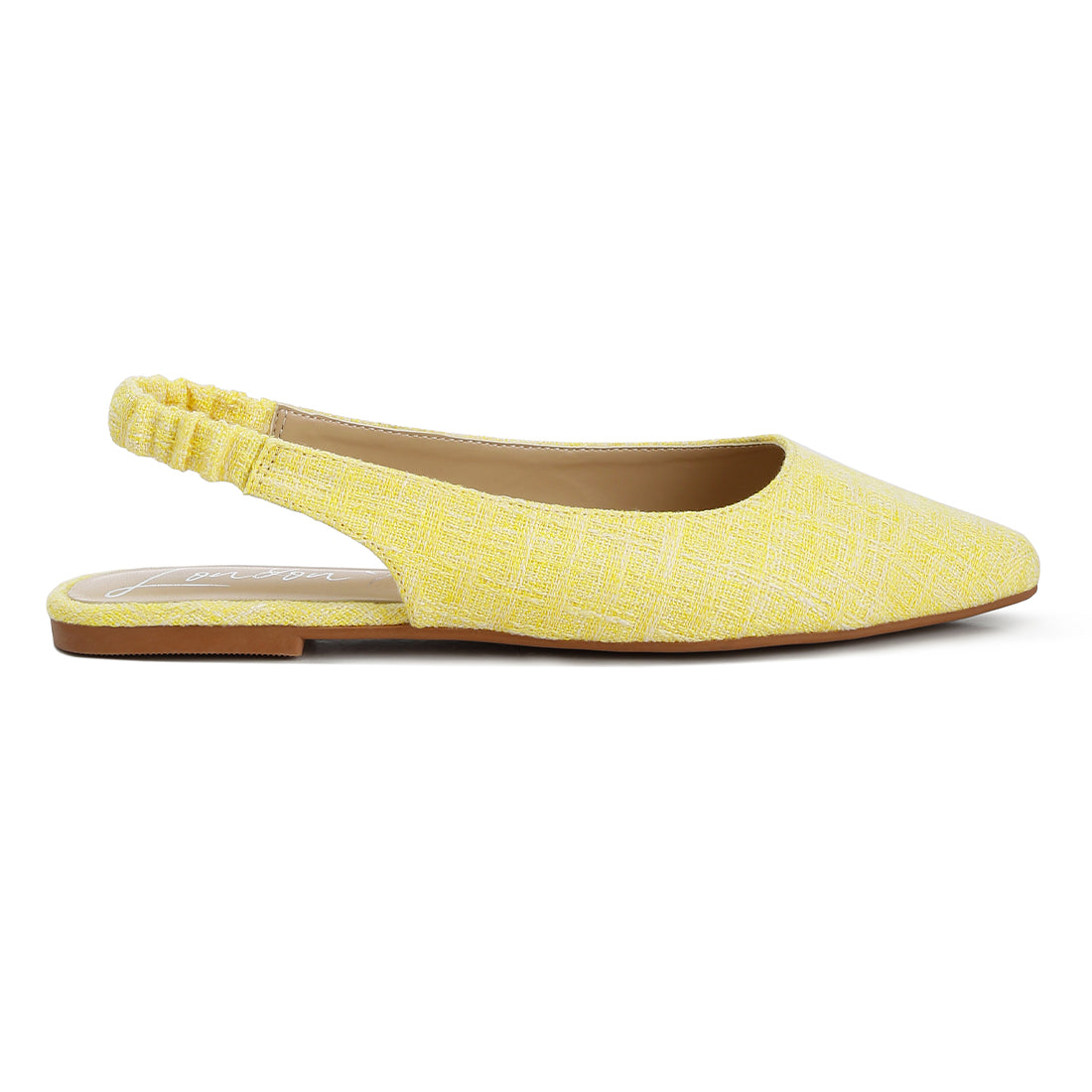 Slingback ballet flats#color_yellow