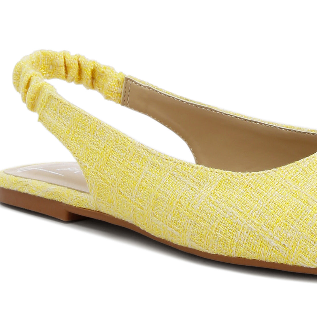 Slingback ballet flats#color_yellow