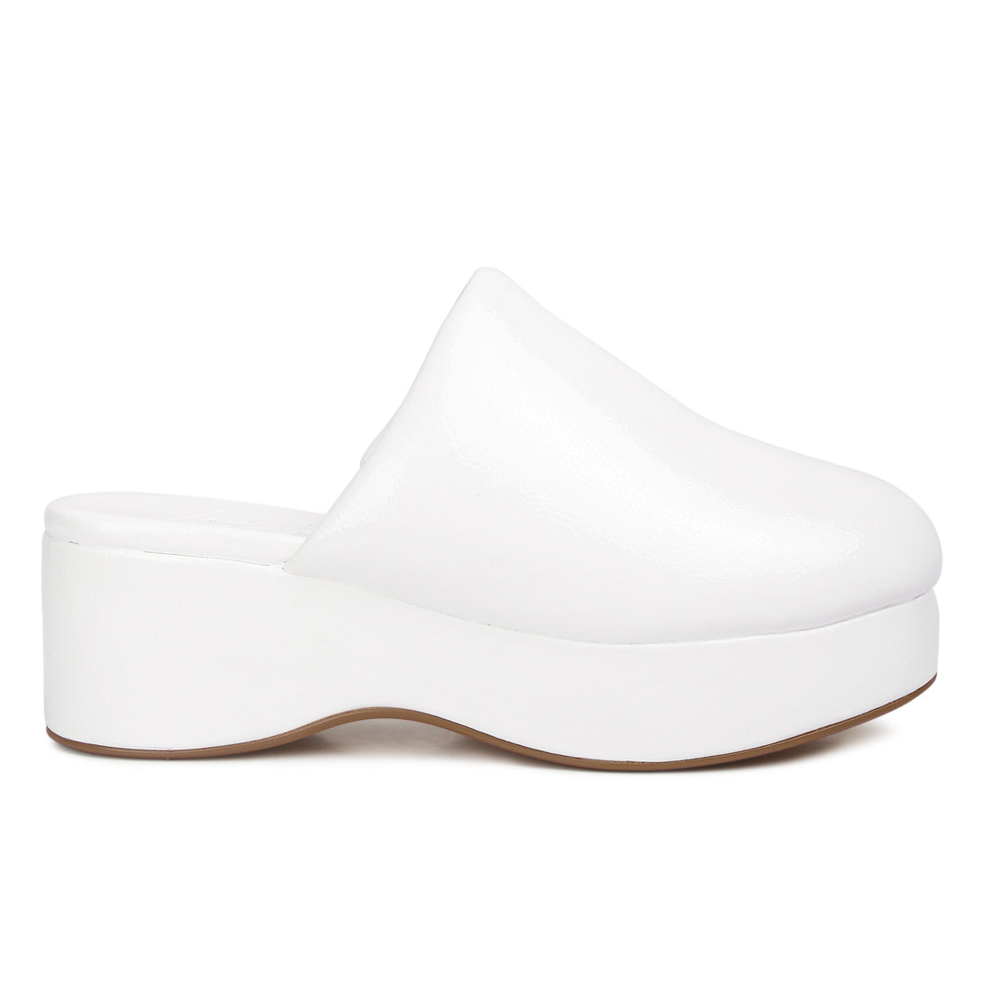 olori solid platform slip on mules#color_white