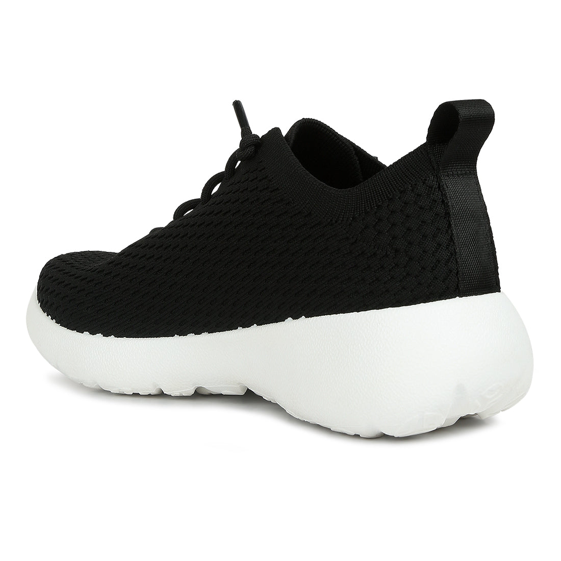 lace up sporty shoes#color_black