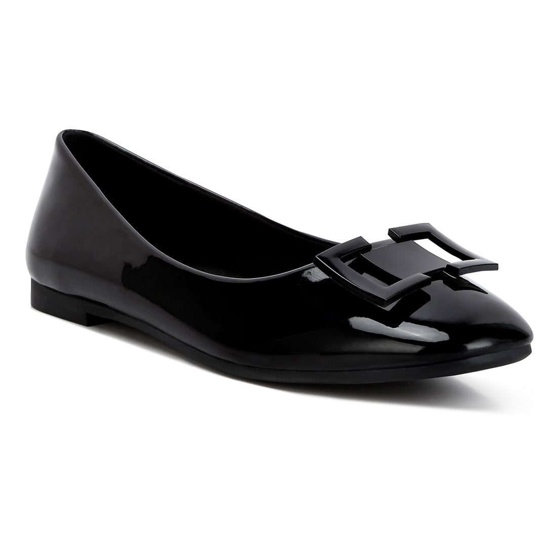 embellished flat ballerinas#color_black