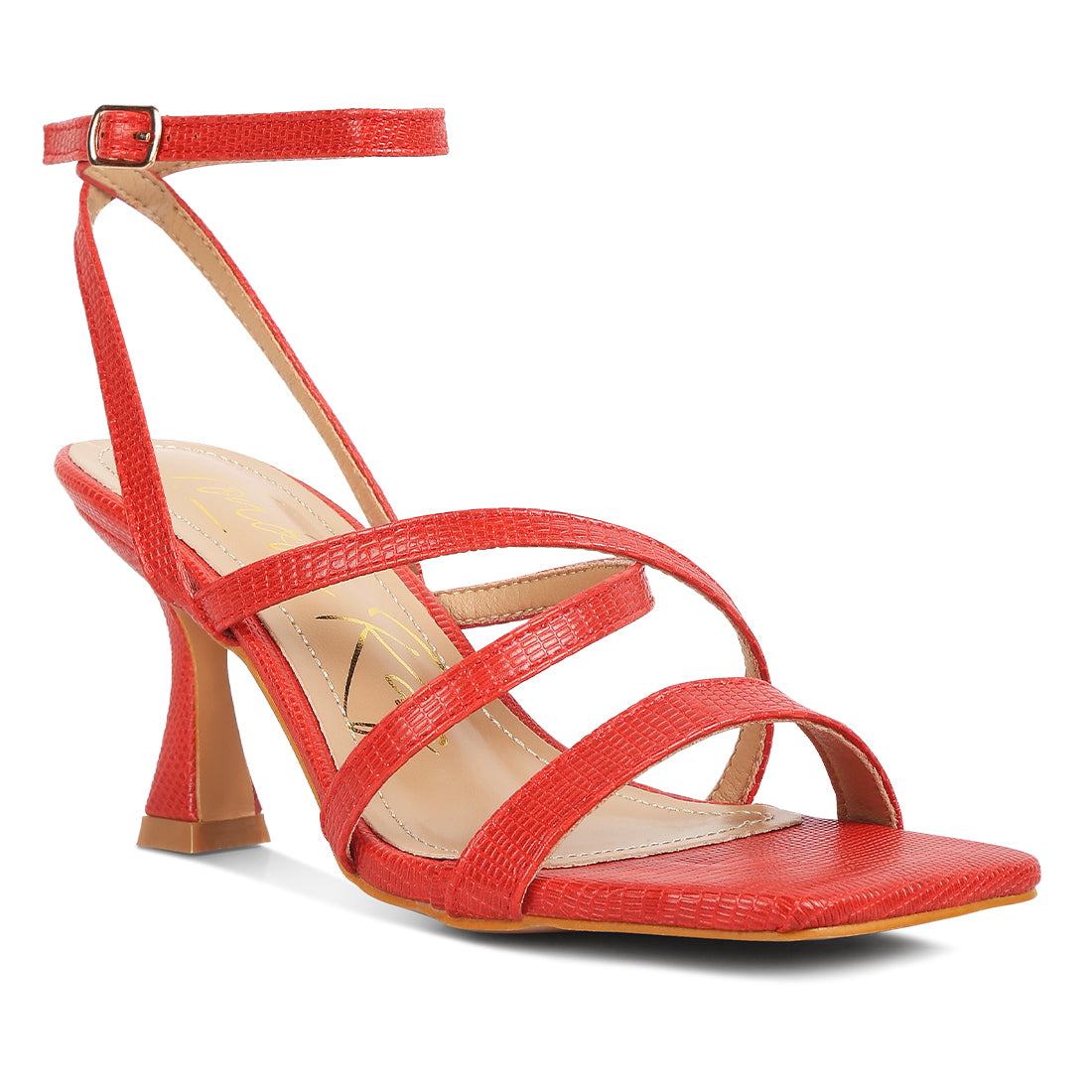 spool heel sandals#color_red