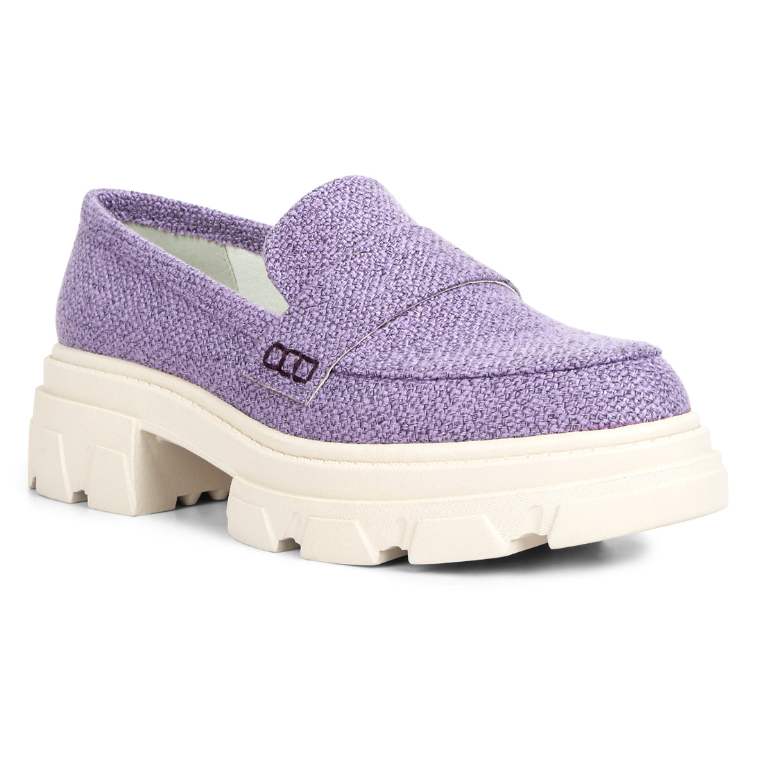 chunky lug sole loafers#color_lilac
