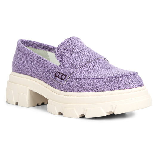 chunky lug sole loafers#color_lilac