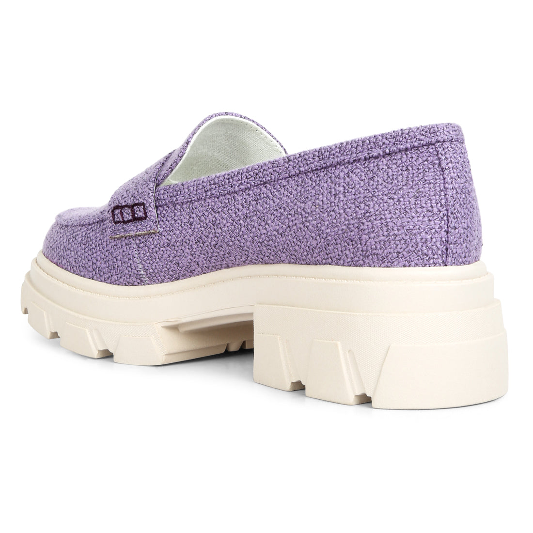 chunky lug sole loafers#color_lilac