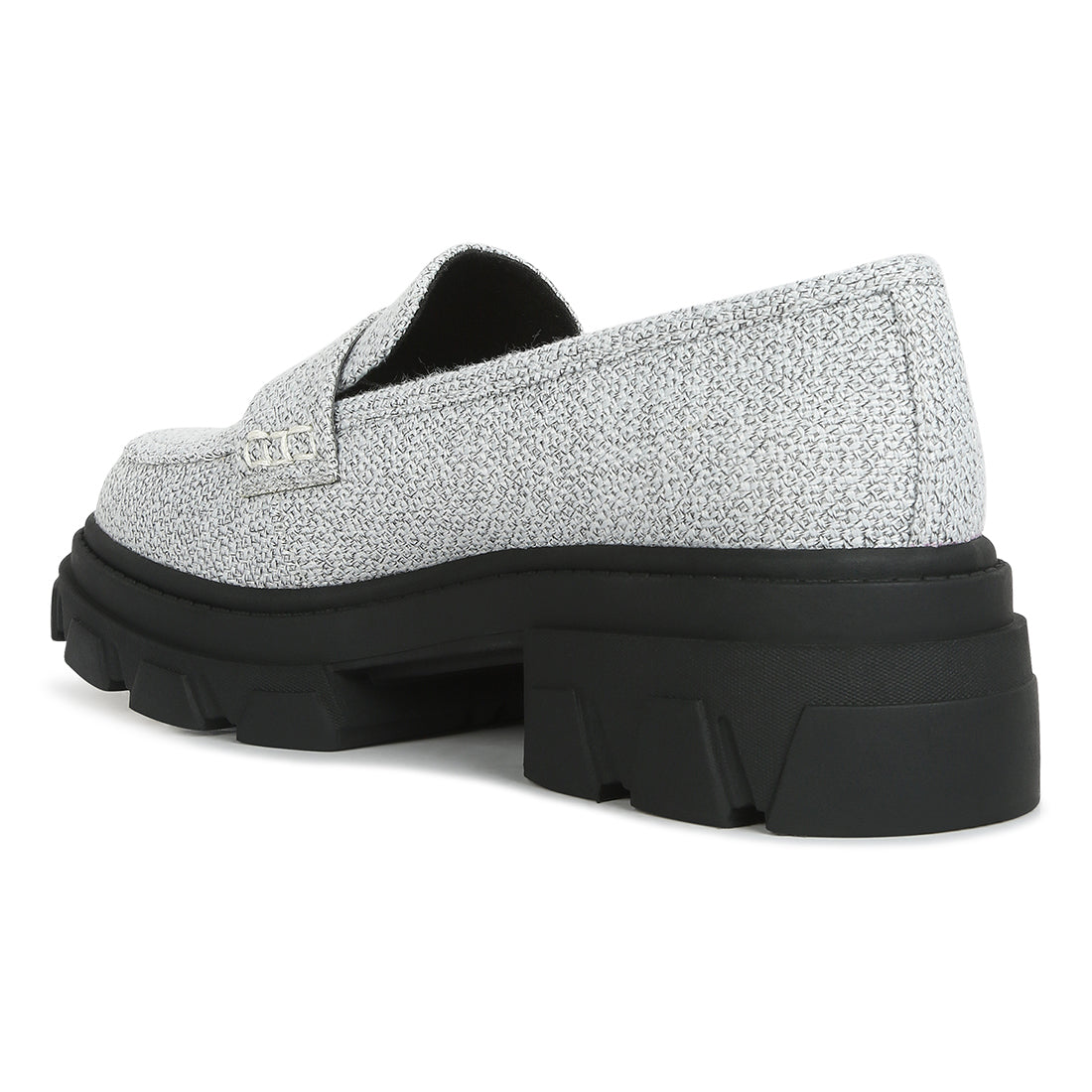 chunky lug sole loafers#color_white