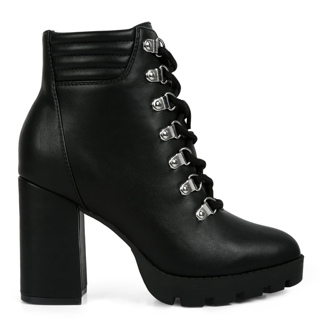 lace up block heel boots#color_black