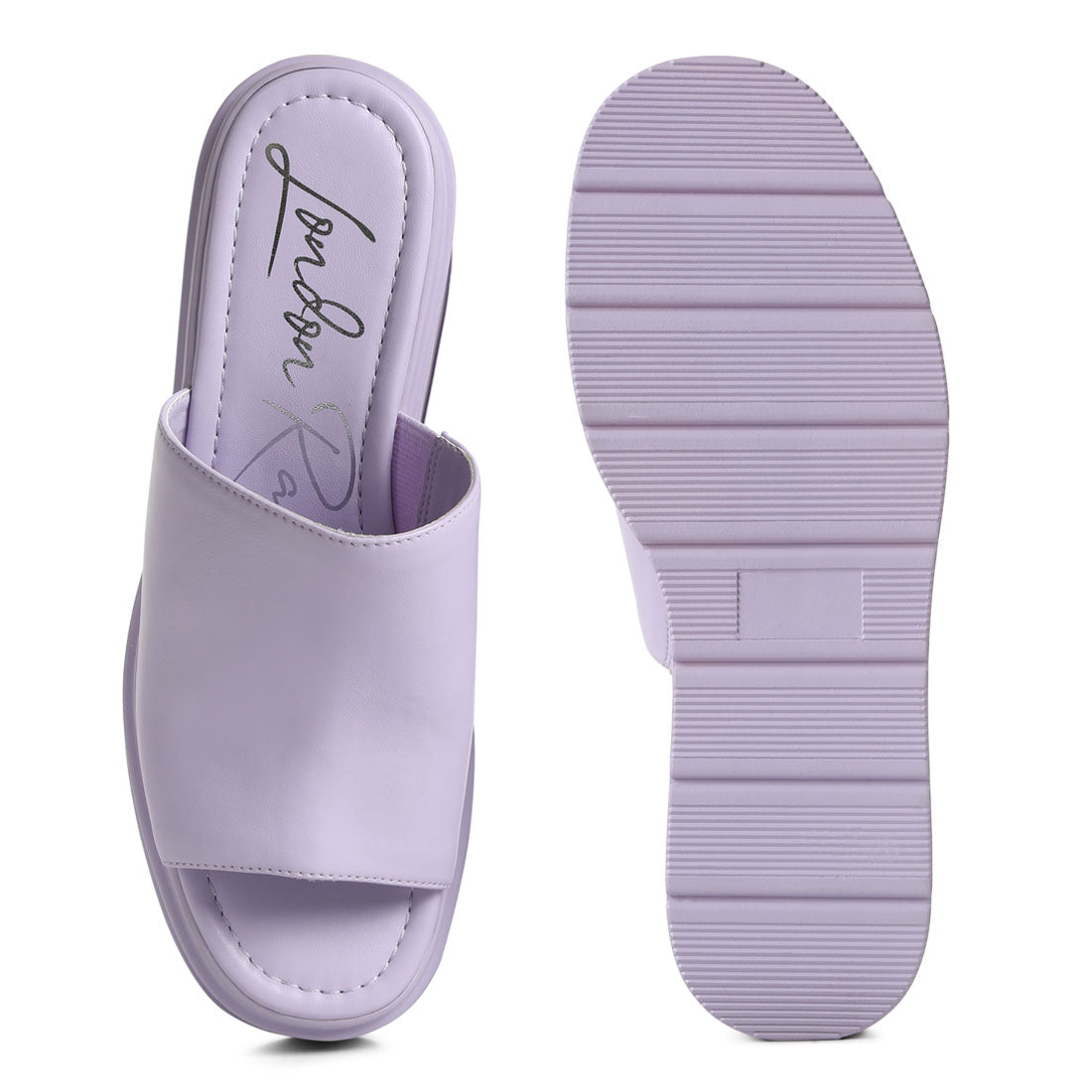 chunky slip on platforms#color_lilac