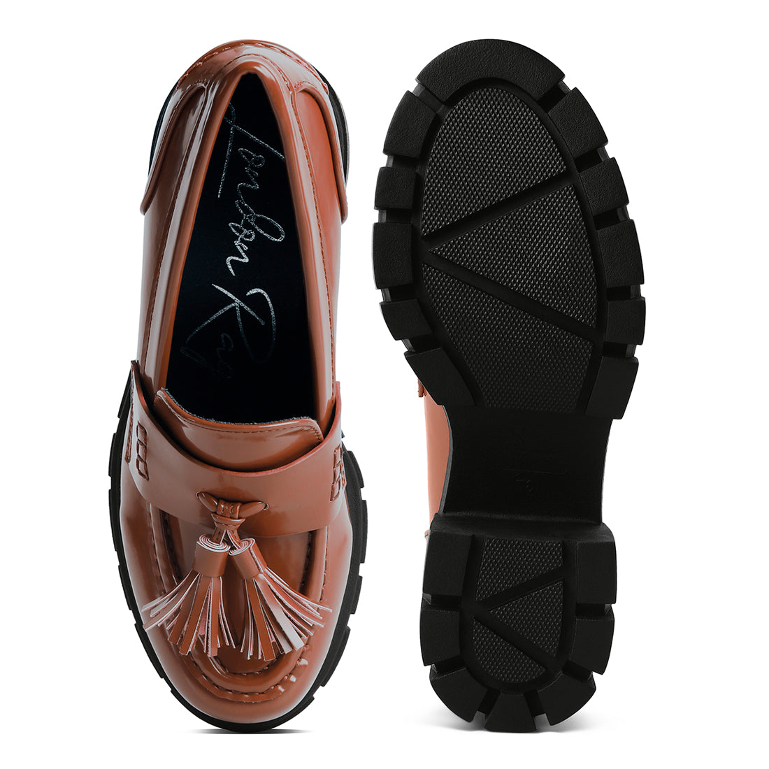 tassels detail chunky loafers#color_tan