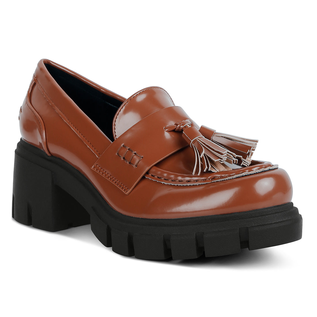 tassels detail chunky loafers#color_tan