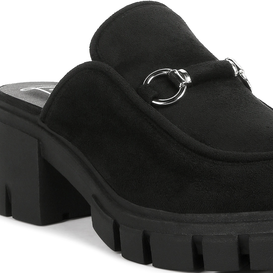 velvet slip on mule#color_black