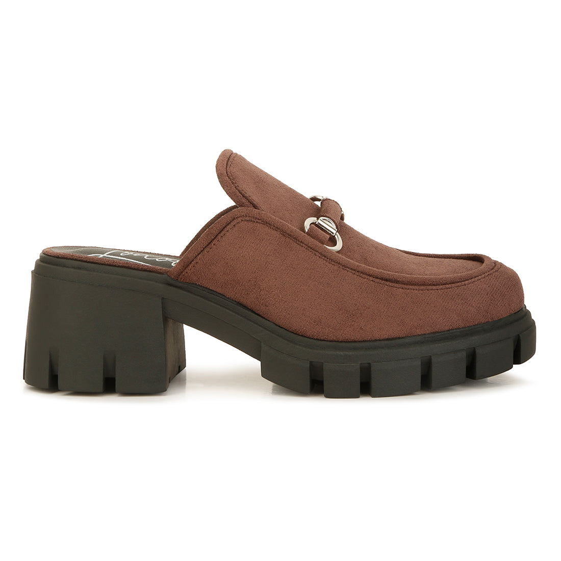velvet slip on mule#color_brown