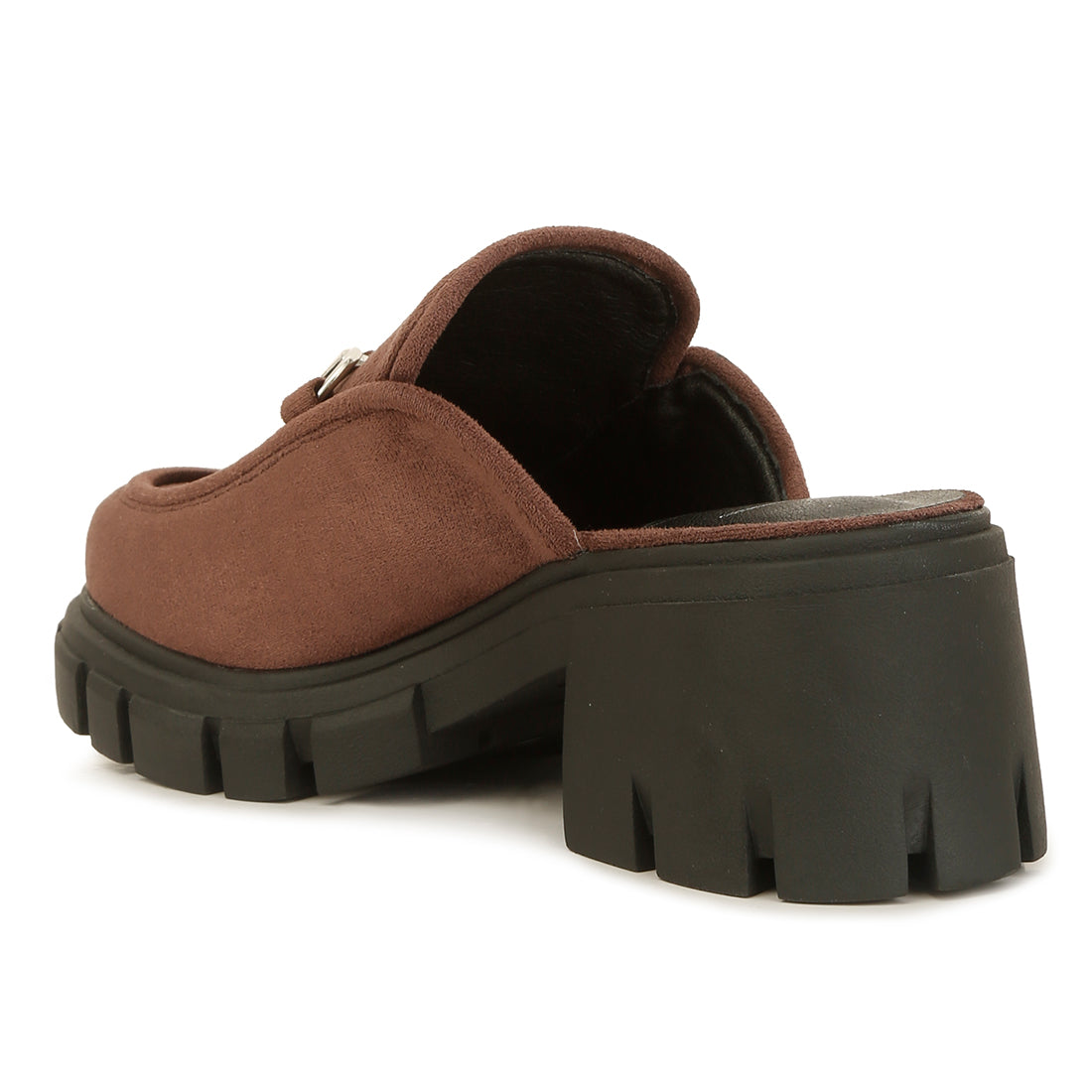velvet slip on mule#color_brown
