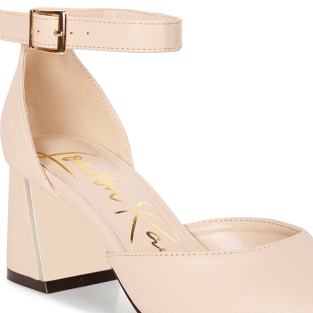 metallic accent heeled sandals#color_beige