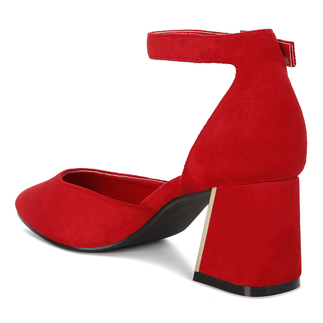 metallic accent angle heeled sandals#color_red