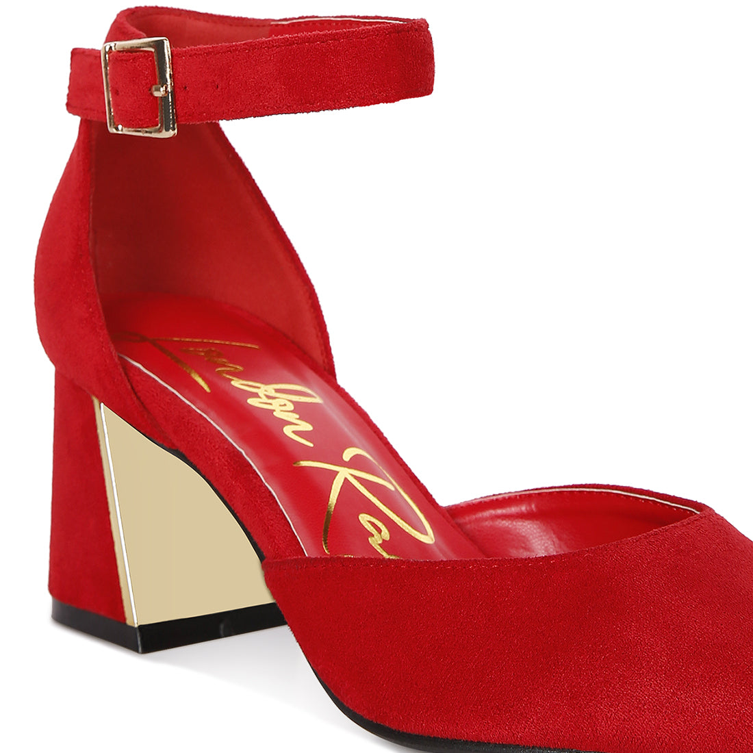 metallic accent angle heeled sandals#color_red
