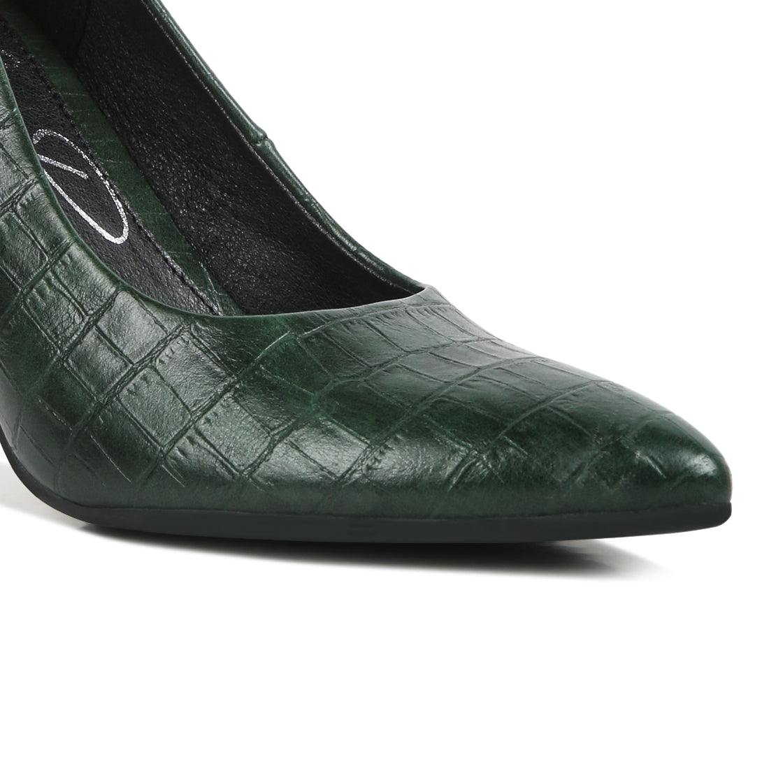 crock formal pumps#color_dark-green
