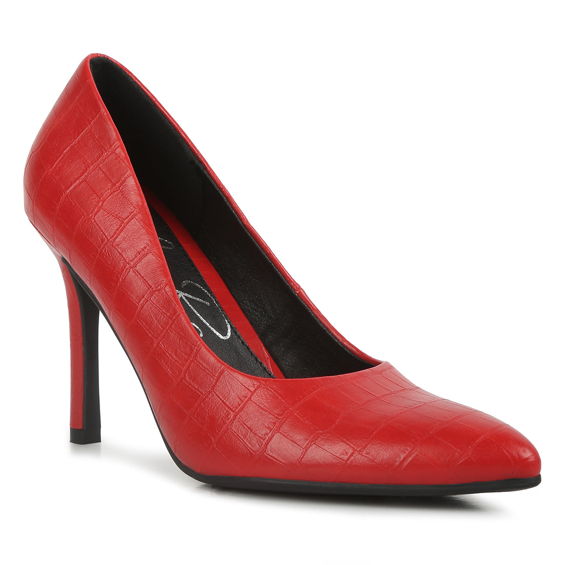 crock formal pumps#color_red