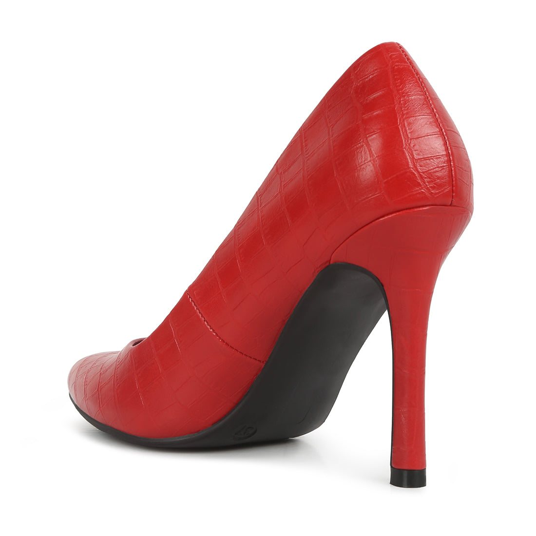 crock formal pumps#color_red