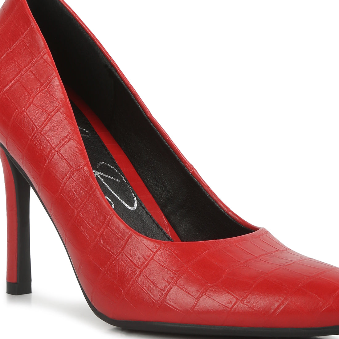 crock formal pumps#color_red