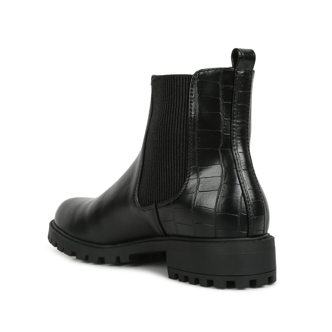 croc chelsea boots#color_black