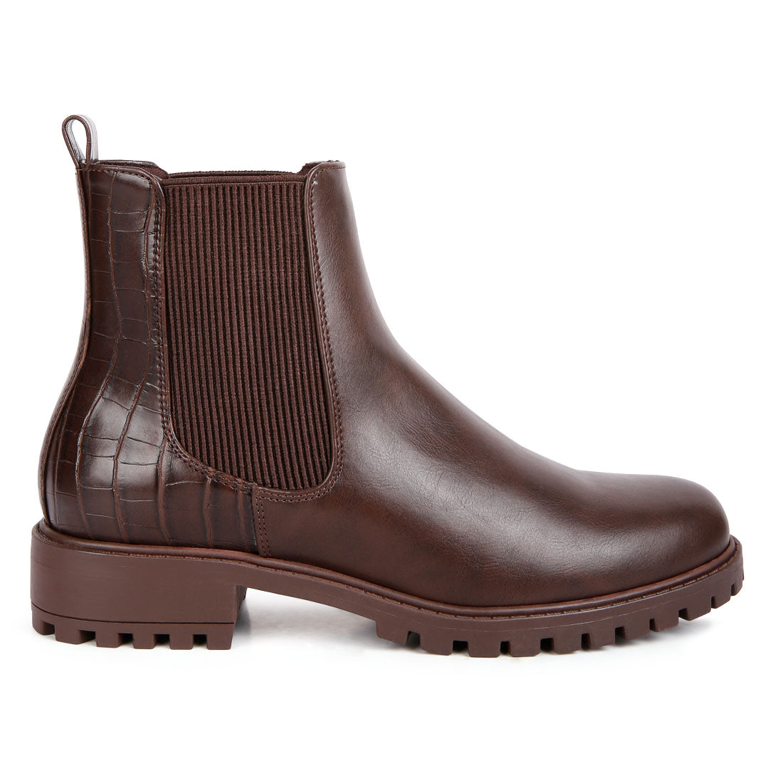 croc chelsea boots#color_brown