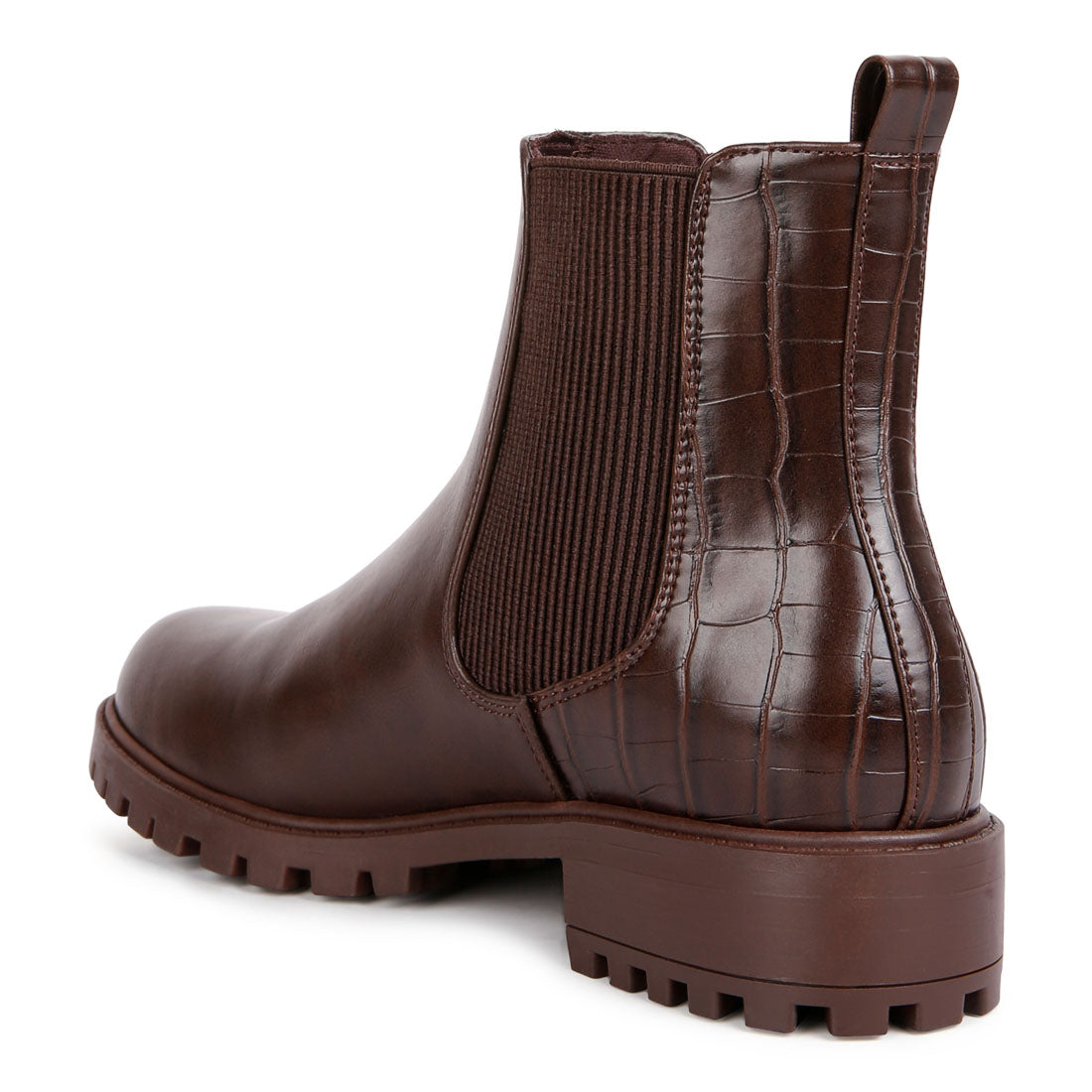croc chelsea boots#color_brown