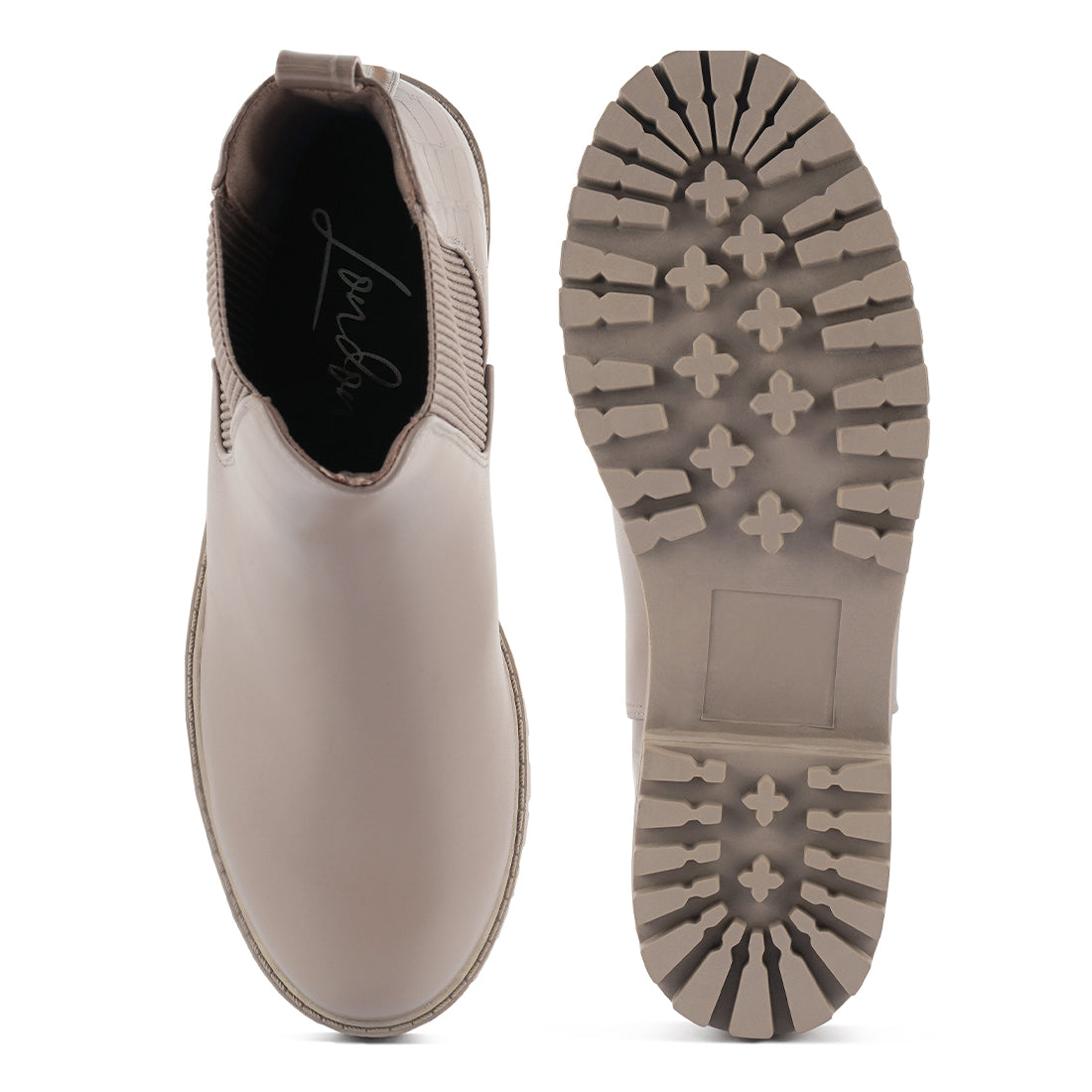 croc chelsea boots#color_sand