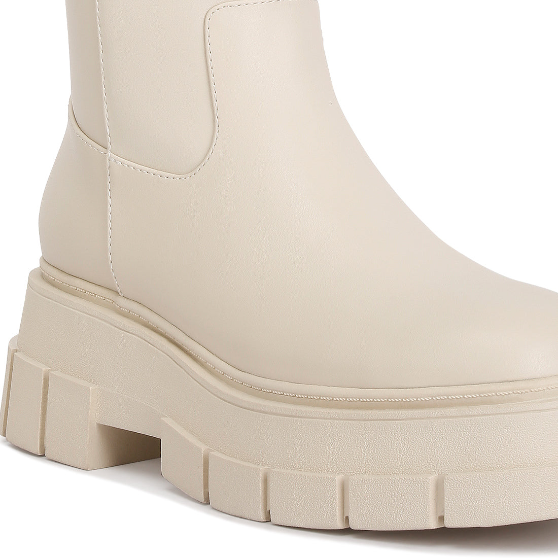 chunky platform knee length boots#color_beige