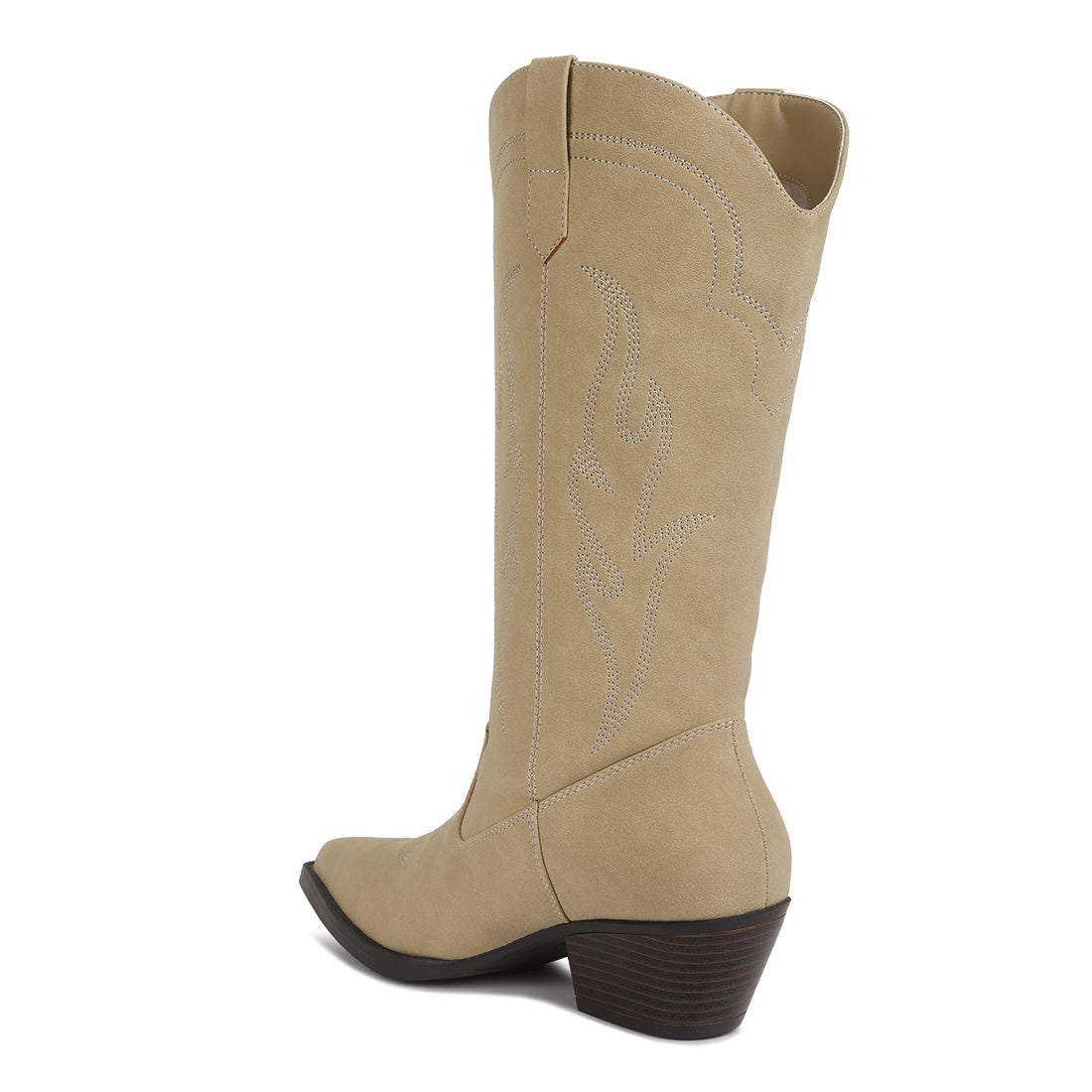 Ginni Embroidered Calf Boots#color_beige